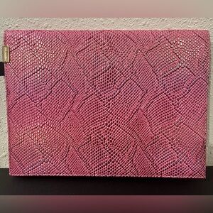 NWT Brahmin Pink Multi-sundial Snake Print Journal